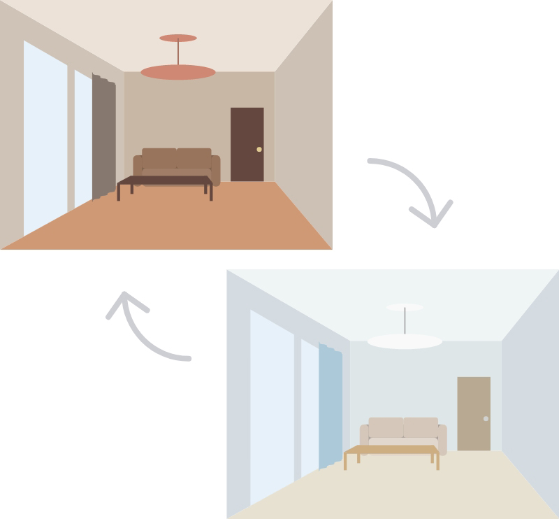 インテリアイメージでお困りの方に